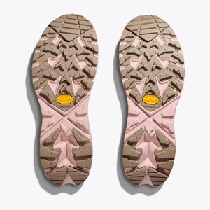 Hoka Women's Anacapa Breeze Low Walking Shoes Oxford Tan / Peach Whip - achilles heel