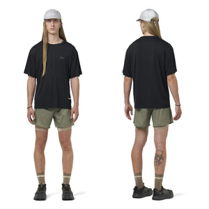 Satisfy AuraLite Tee Black / Black - achilles heel