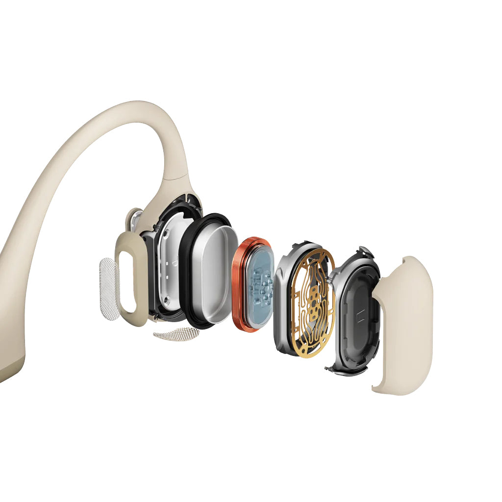 Shokz OpenRun Pro Headphones Beige - Achilles Heel