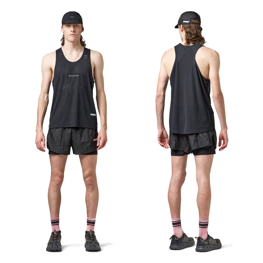 Satisfy Space-O Singlet Black v3 - achilles heel