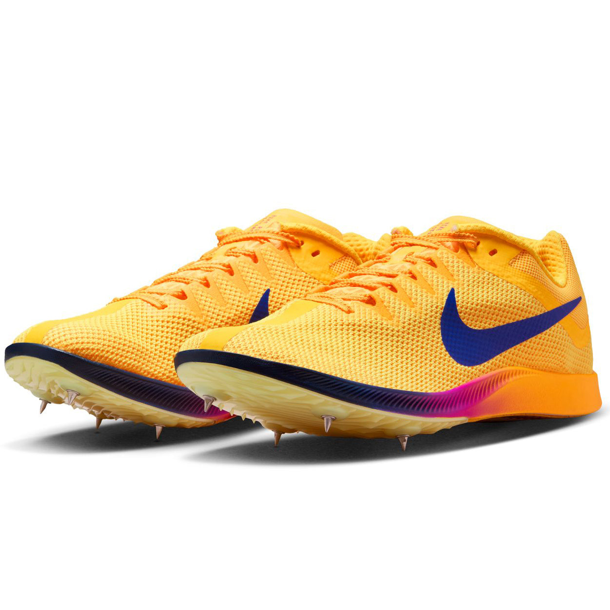 Zoom Rival Distance Running Spikes Citron Pulse / Indigo Burst / Hyper Violet - Achilles Heel