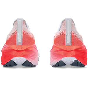 Asics Men's Novablast 4 Running Shoes White / Sunrise Red - achilles heel