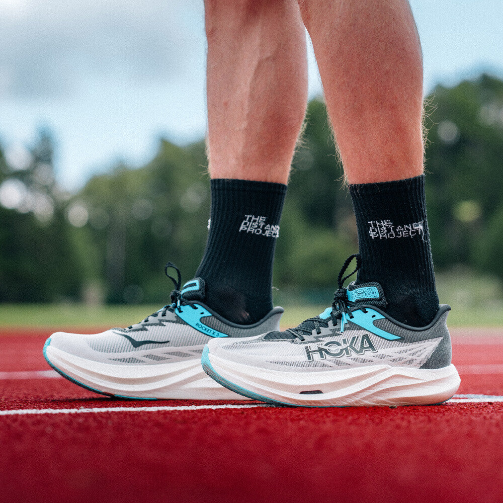 Rocket X 3 Running Shoes White / Black - Achilles Heel