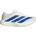adidas Men's Adizero EVO SL Running Shoes Cloud White / Royal Blue / Pure Ruby - achilles heel
