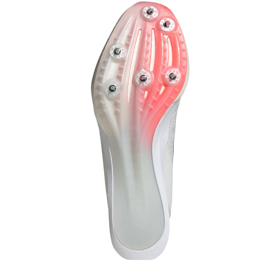 Adizero Finesse Running Spikes Cloud White / Core Black / Lucid Red - Achilles Heel