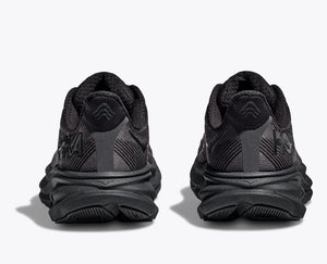 Hoka Men's Clifton 9 Running Shoes Black / Black - achilles heel