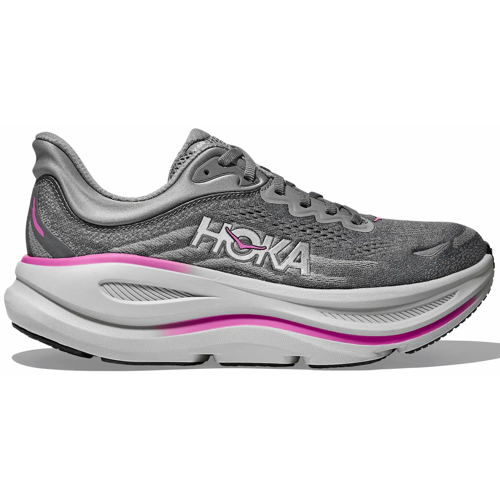 Women's Bondi 9 Running Shoes Galactic Grey / Asteroid