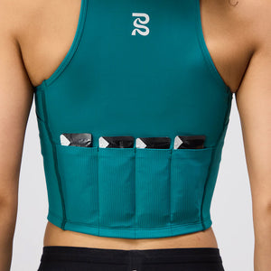 Bandit Women's Stamina 7 Pocket Nova Crop Gulfstream - achilles heel