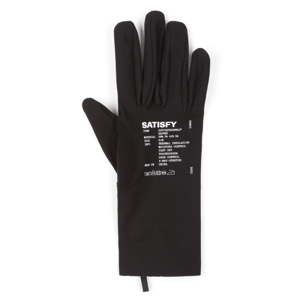 Satisfy Justice CoffeeThermal Gloves Black - achilles heel
