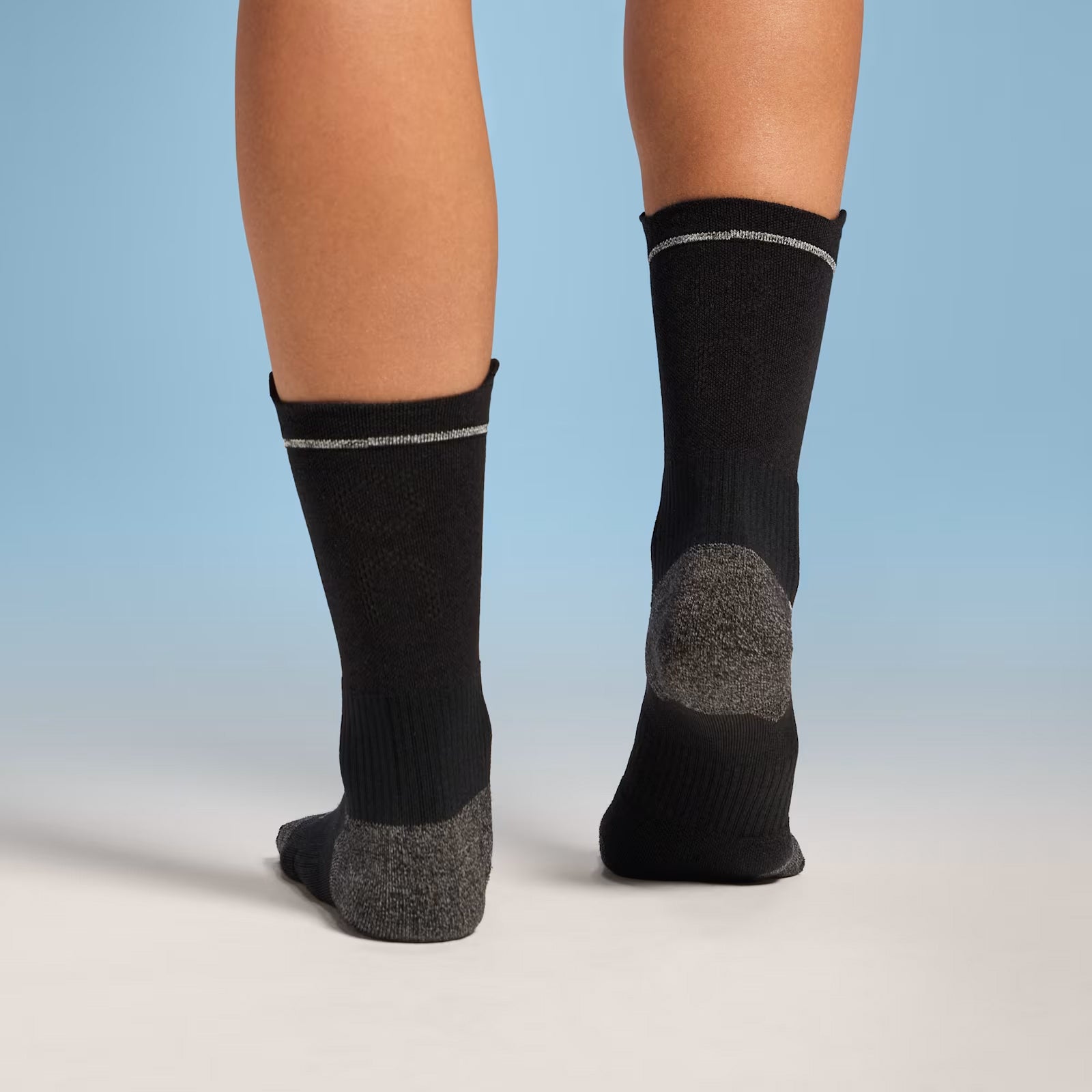 Merino Ultra Socks Black - Achilles Heel