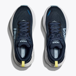 Hoka Women's Bondi 8 Running Shoes Varsity Navy / White - achilles heel