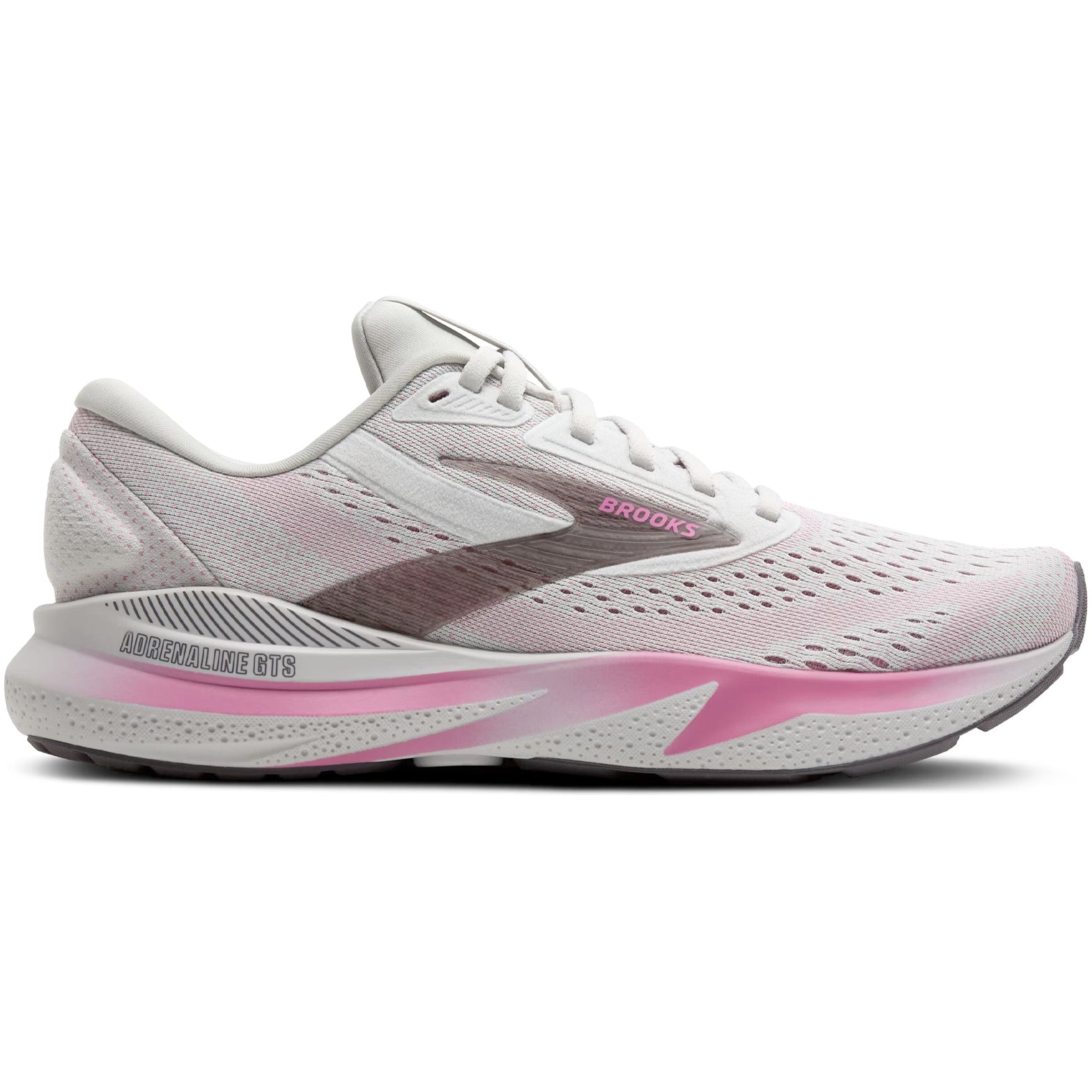 Women's Adrenaline GTS 24 Running Shoes Oyster / Excalibur / Pink - Achilles Heel