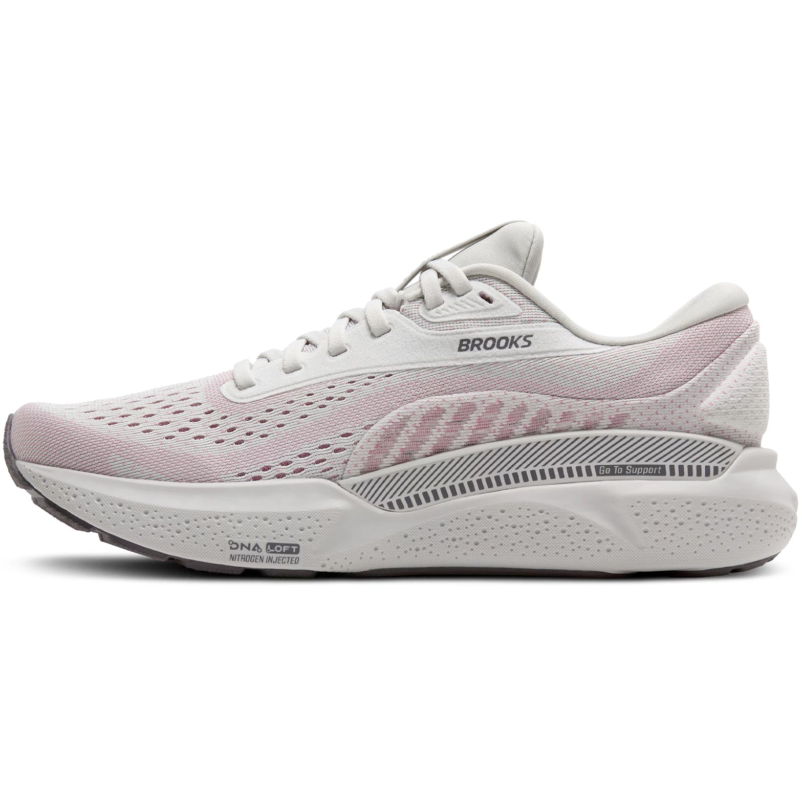 Women's Adrenaline GTS 24 Running Shoes Oyster / Excalibur / Pink - Achilles Heel