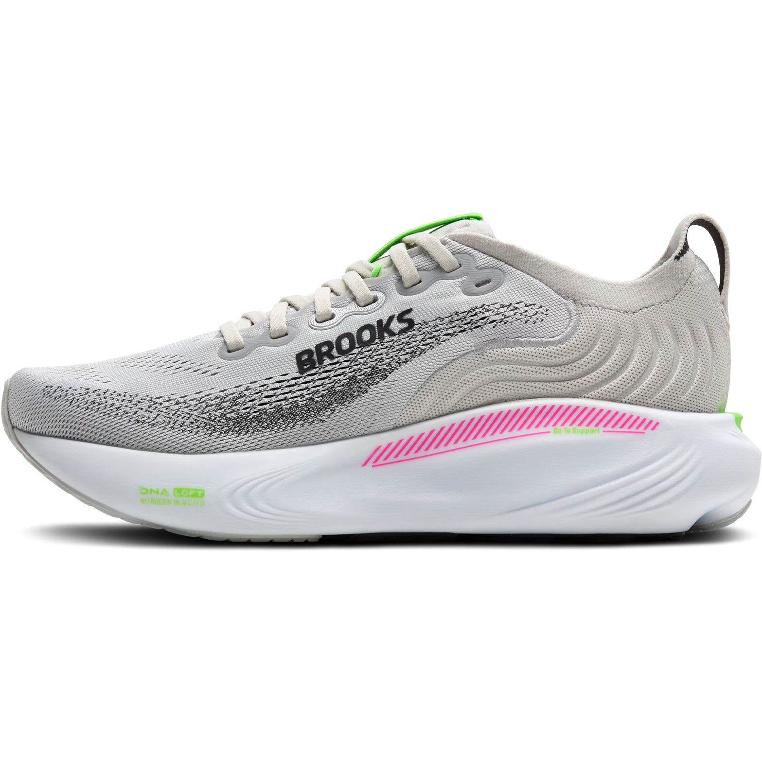 Women's Adrenaline GTS 25 Running Shoes Oyster / Pink / Green