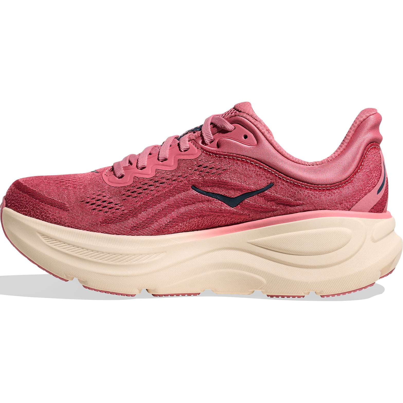 Women's Bondi 9 Running Shoes Lingonberry / Cranberry - Achilles Heel
