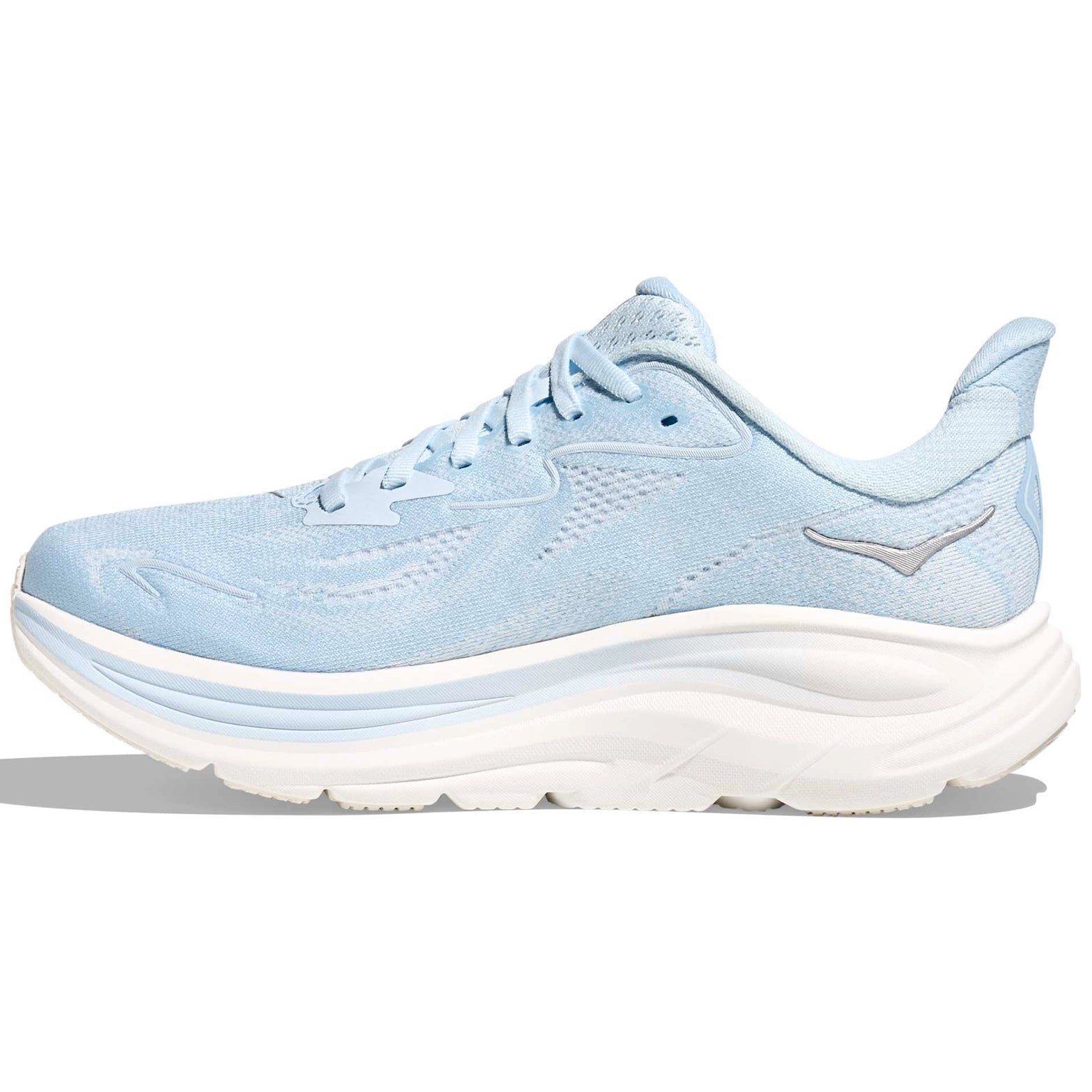 Clifton 10 Running Shoes Glacier Blue / Silver - Achilles Heel