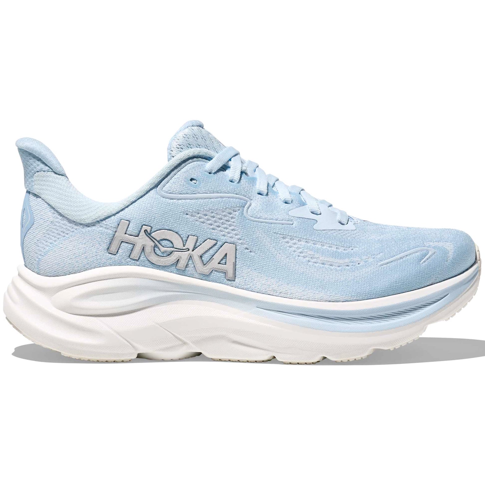 Clifton 10 Running Shoes Glacier Blue / Silver - Achilles Heel