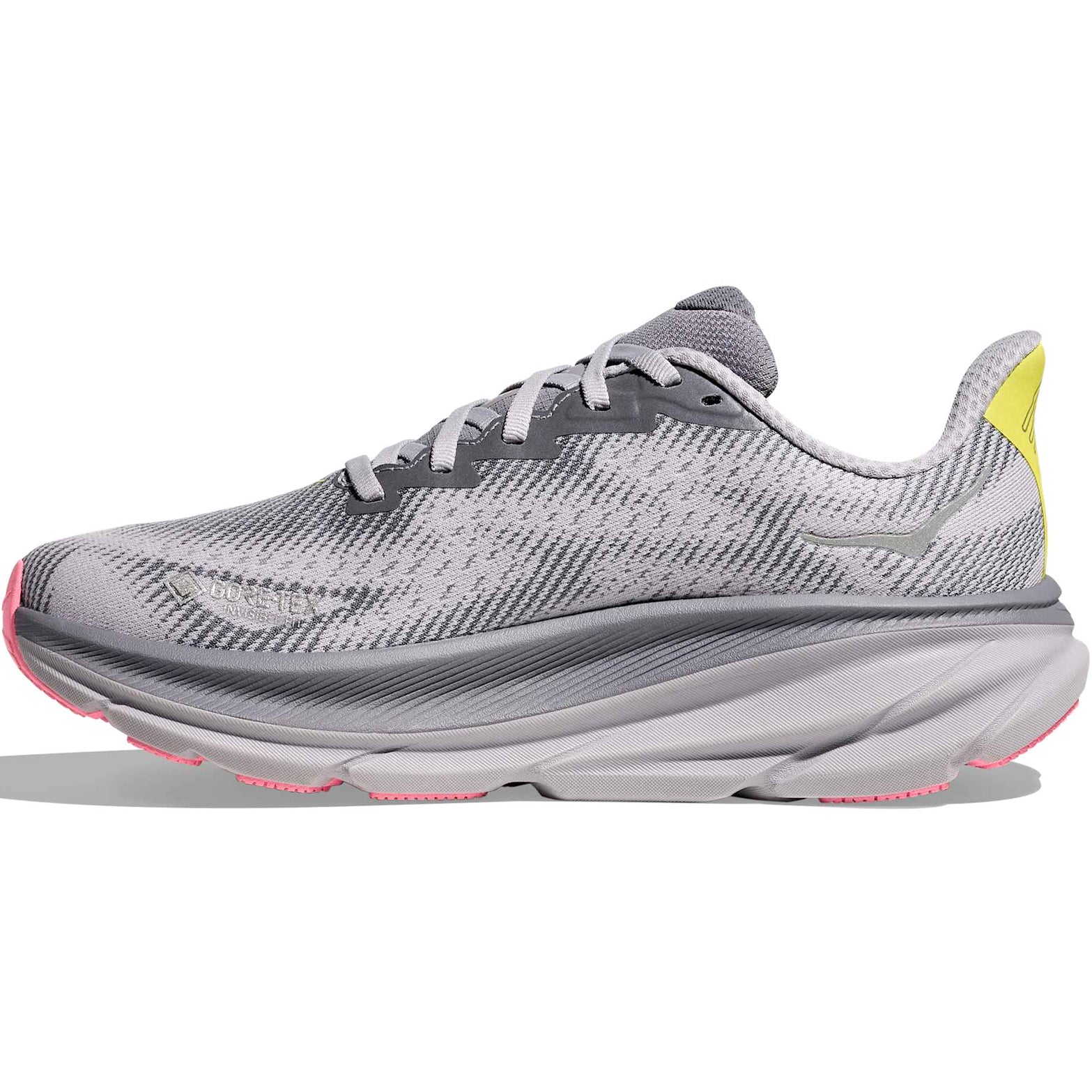 Women's Clifton 9 GORE-TEX Running Shoes Grey Skies / Foggy Grey - Achilles Heel