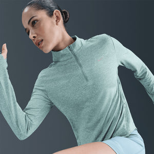 Women's Dri-FIT Swift 1/4 Zip Running Top Cannon / Heather - achilles heel