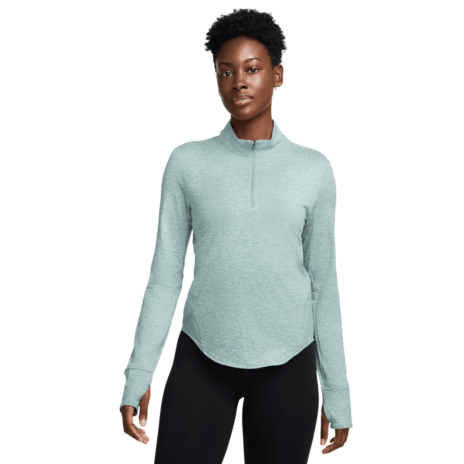 Women's Dri-FIT Swift 1/4 Zip Running Top Cannon / Heather - Achilles Heel