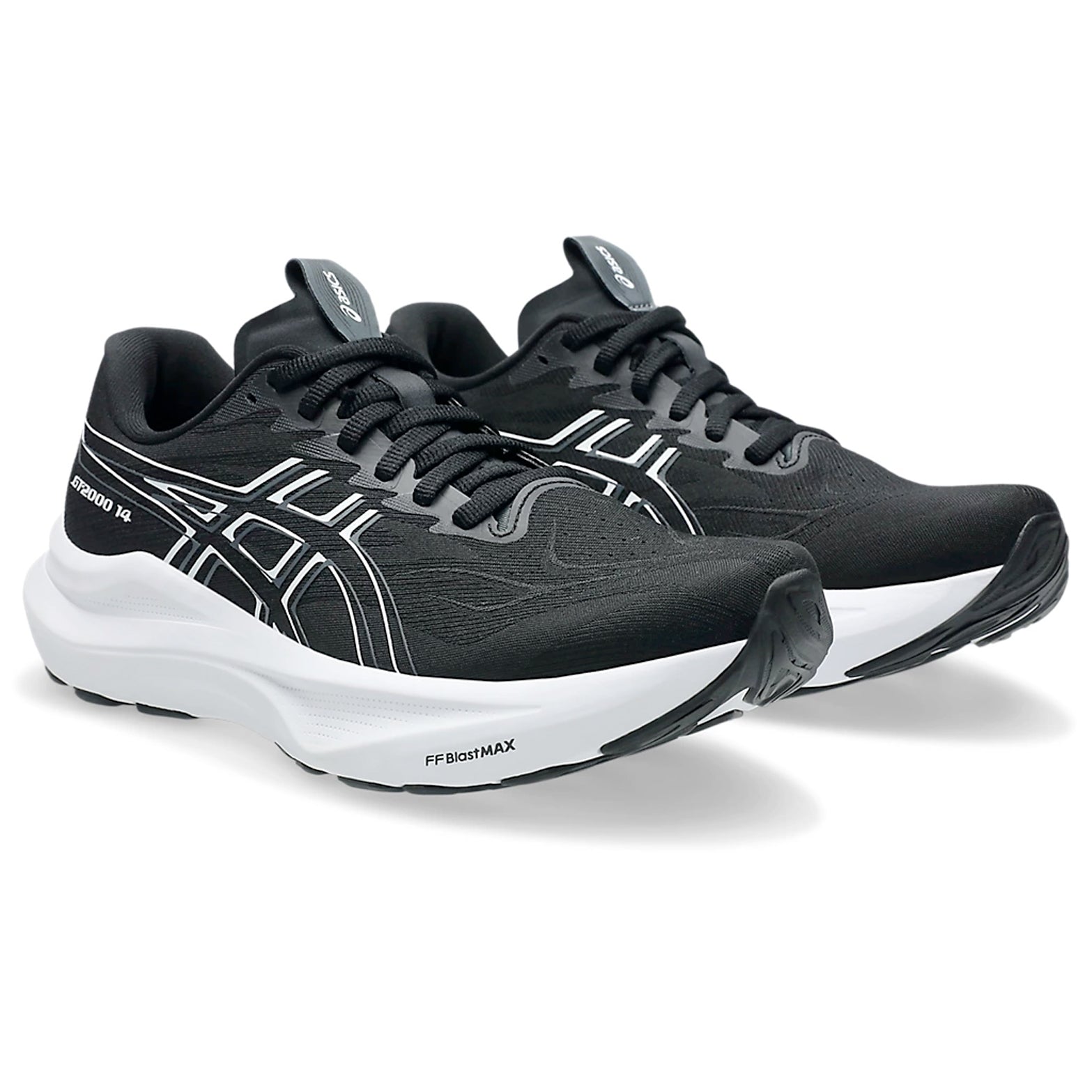 Women's GT-2000 14 Running Shoes Black / White - Achilles Heel
