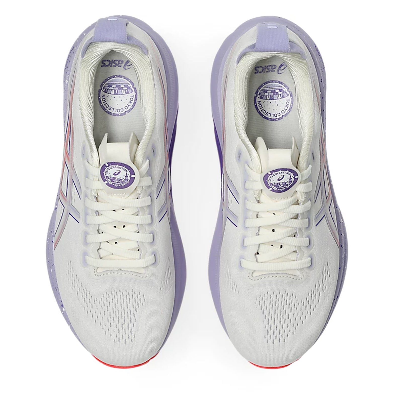 Women's Gel-Kayano 32 Tokyo Running Shoes Cream / Edo Purple - Achilles Heel