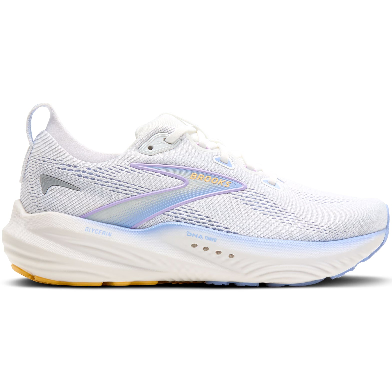 Women's Glycerin 22 Running Shoes White / Blue Heron / Apricot