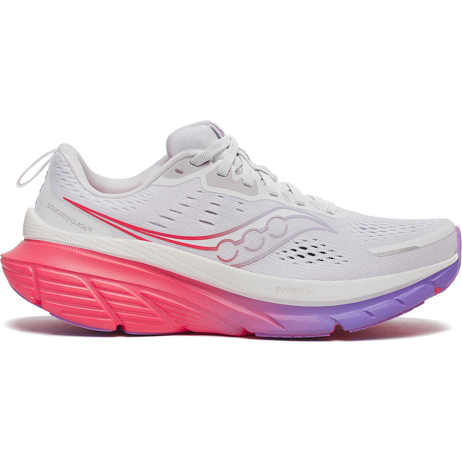 Women's Guide 18 Running Shoes White / Crocus - Achilles Heel