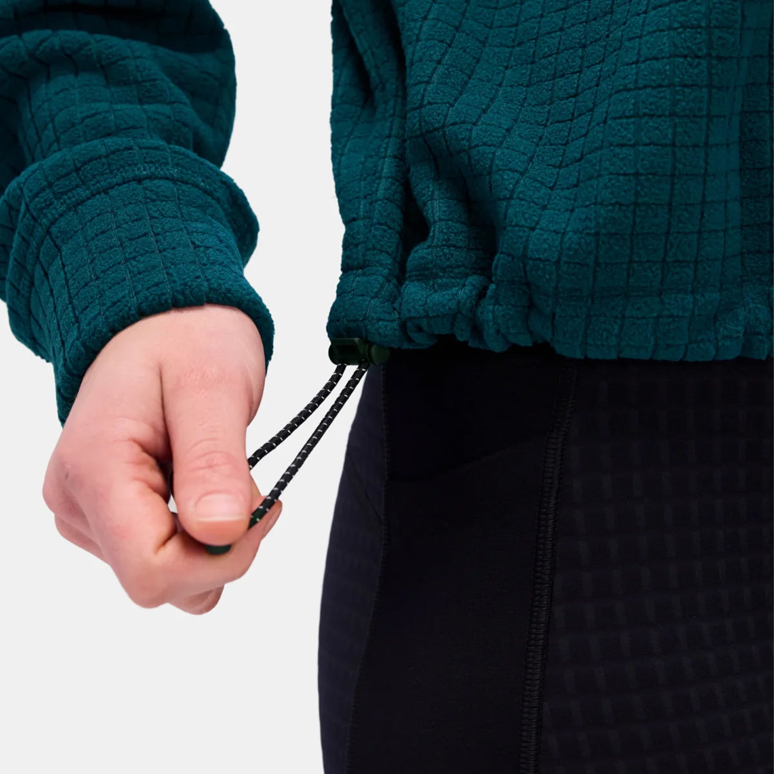 Women's MacroSoft Grid Quarter Zip Top Storm - Achilles Heel