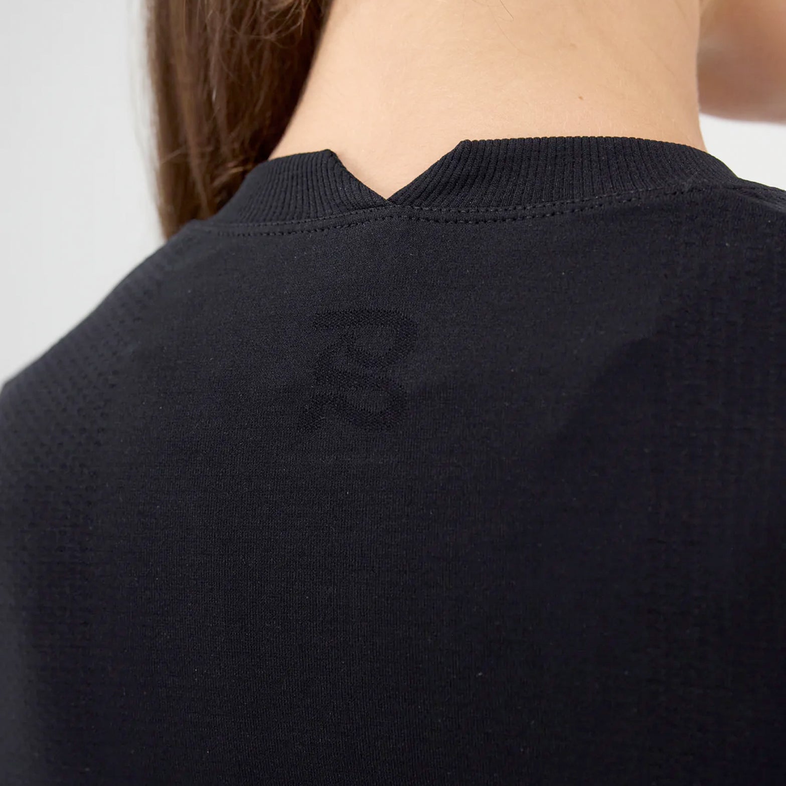 Women's Mercury Seamless Top Cropped Black - Achilles Heel