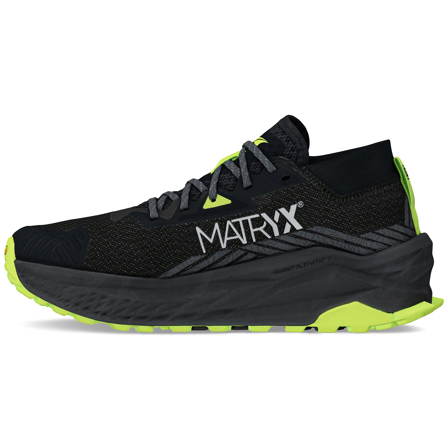 Women's Olympus 275 Trail Running Shoes Black / Grey - Achilles Heel