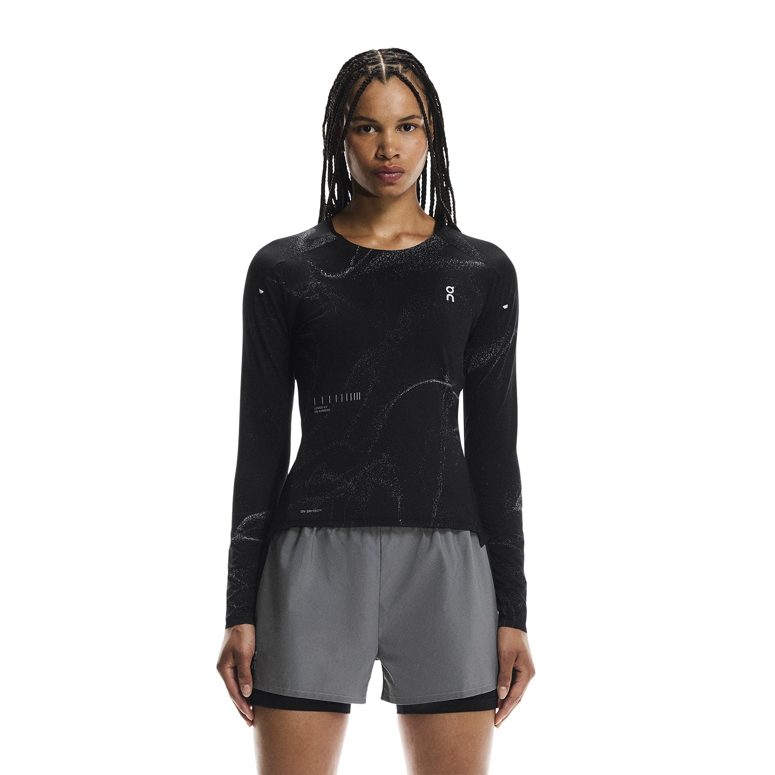 Women's Performance Long-T Lumos Black - Achilles Heel