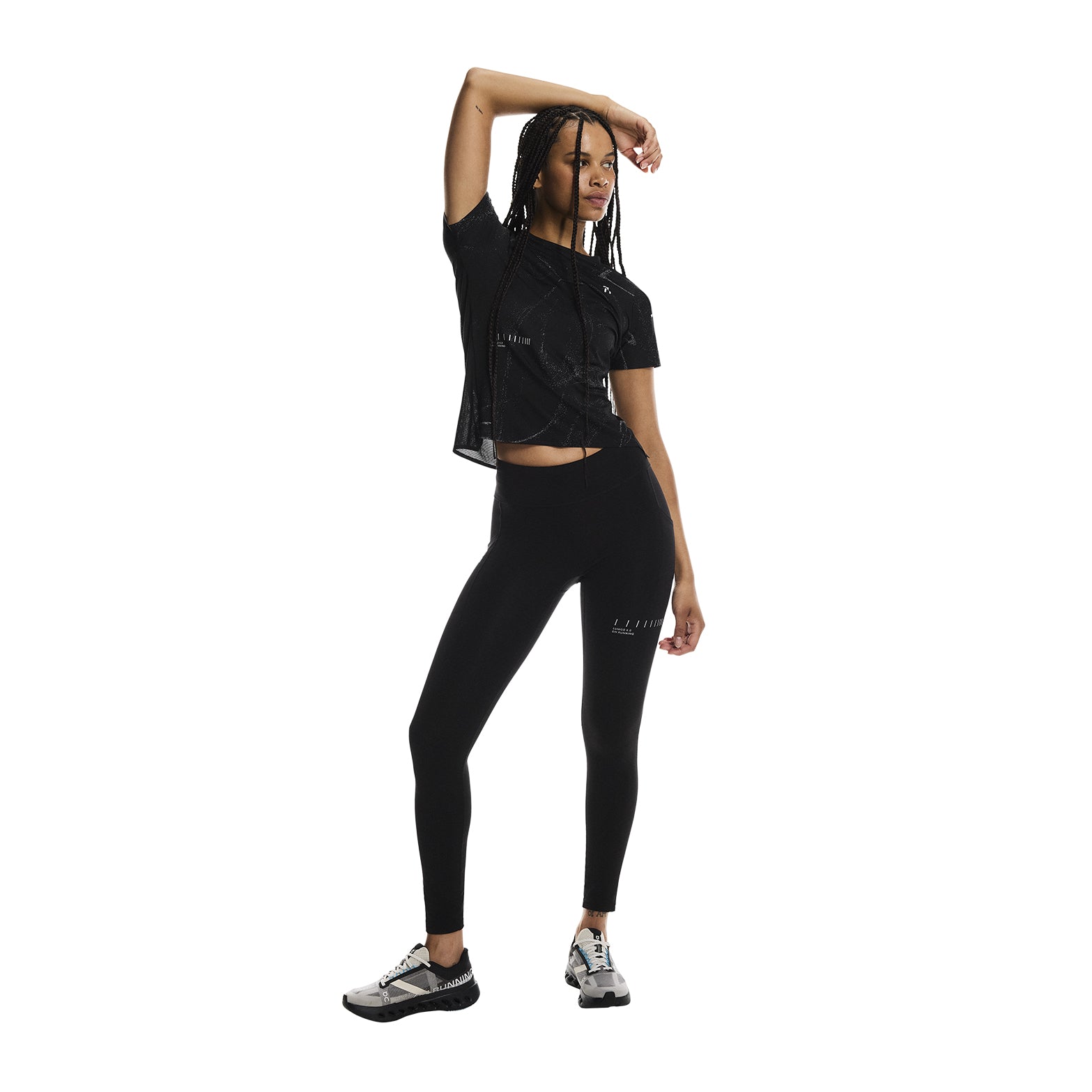Women's Performance Tights Lumos Black - Achilles Heel