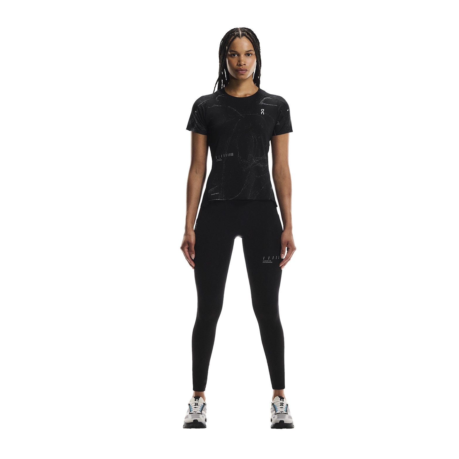 Women's Performance Tights Lumos Black - Achilles Heel
