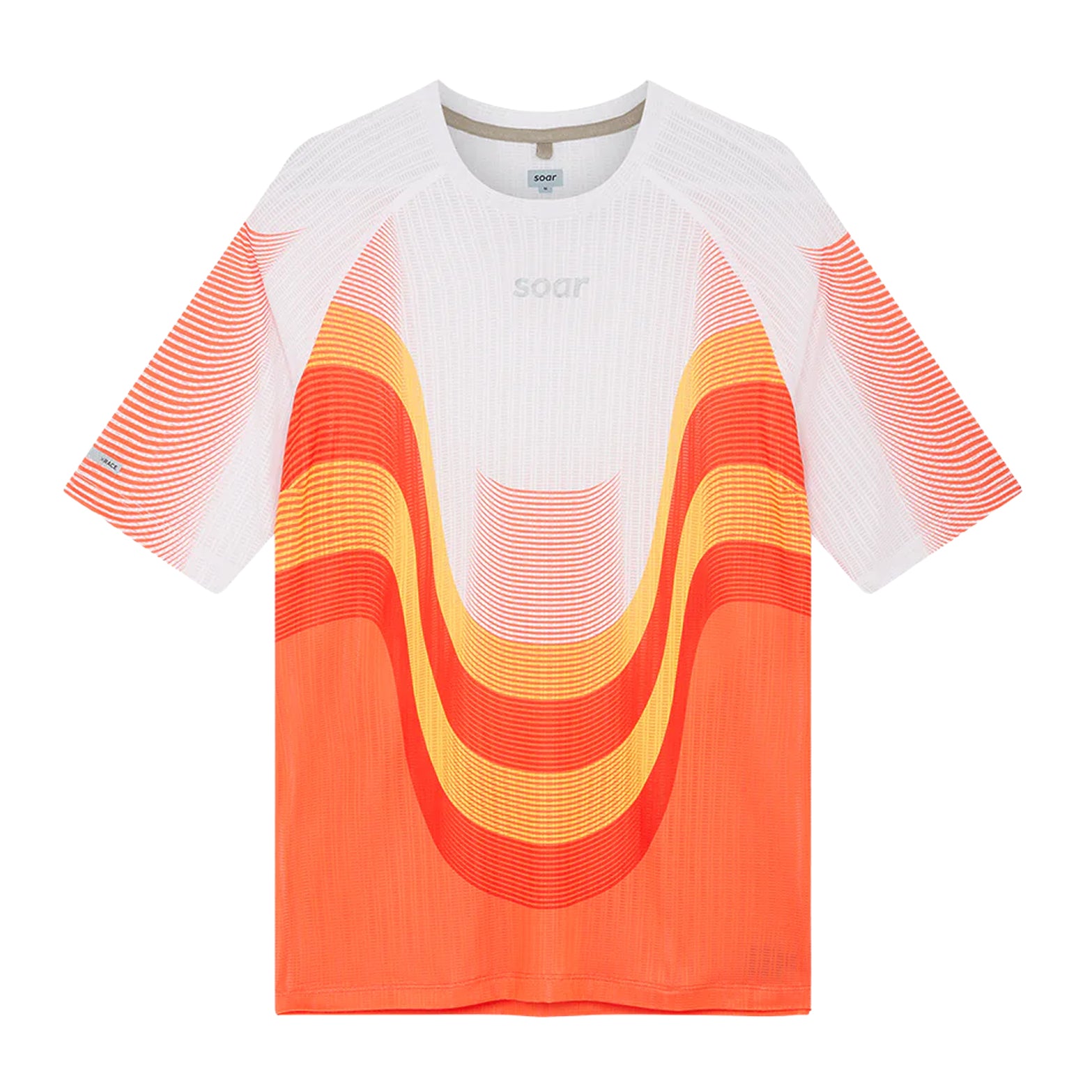 Women's Race Tee Orange / White