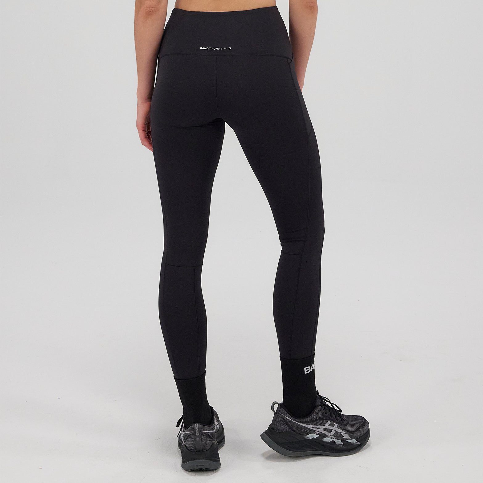 Women's Stamina Pop Stitch High Waist Leggings Black - Achilles Heel