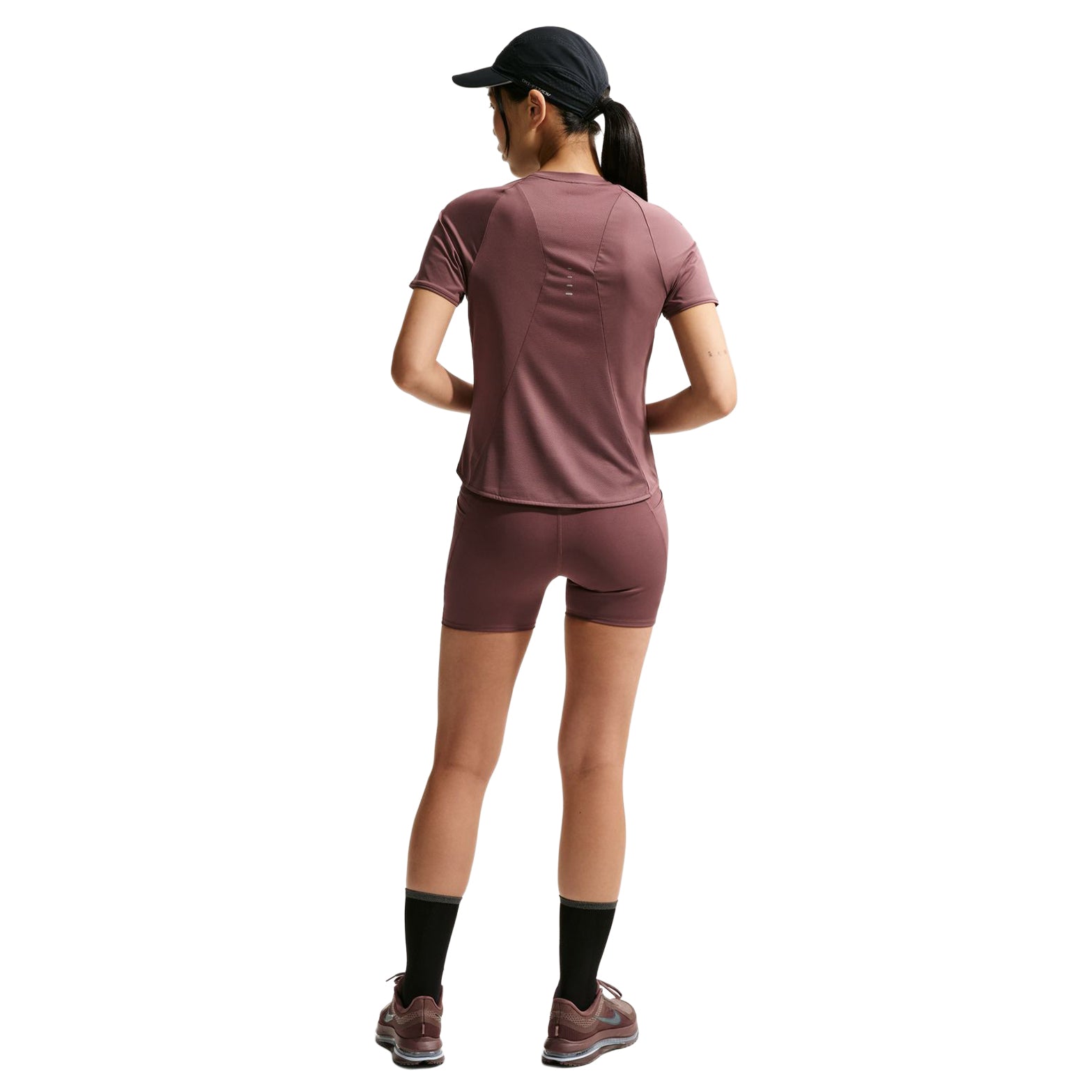 Women's Swift High-Waisted 4 Inch Short Tights Tattoo - Achilles Heel