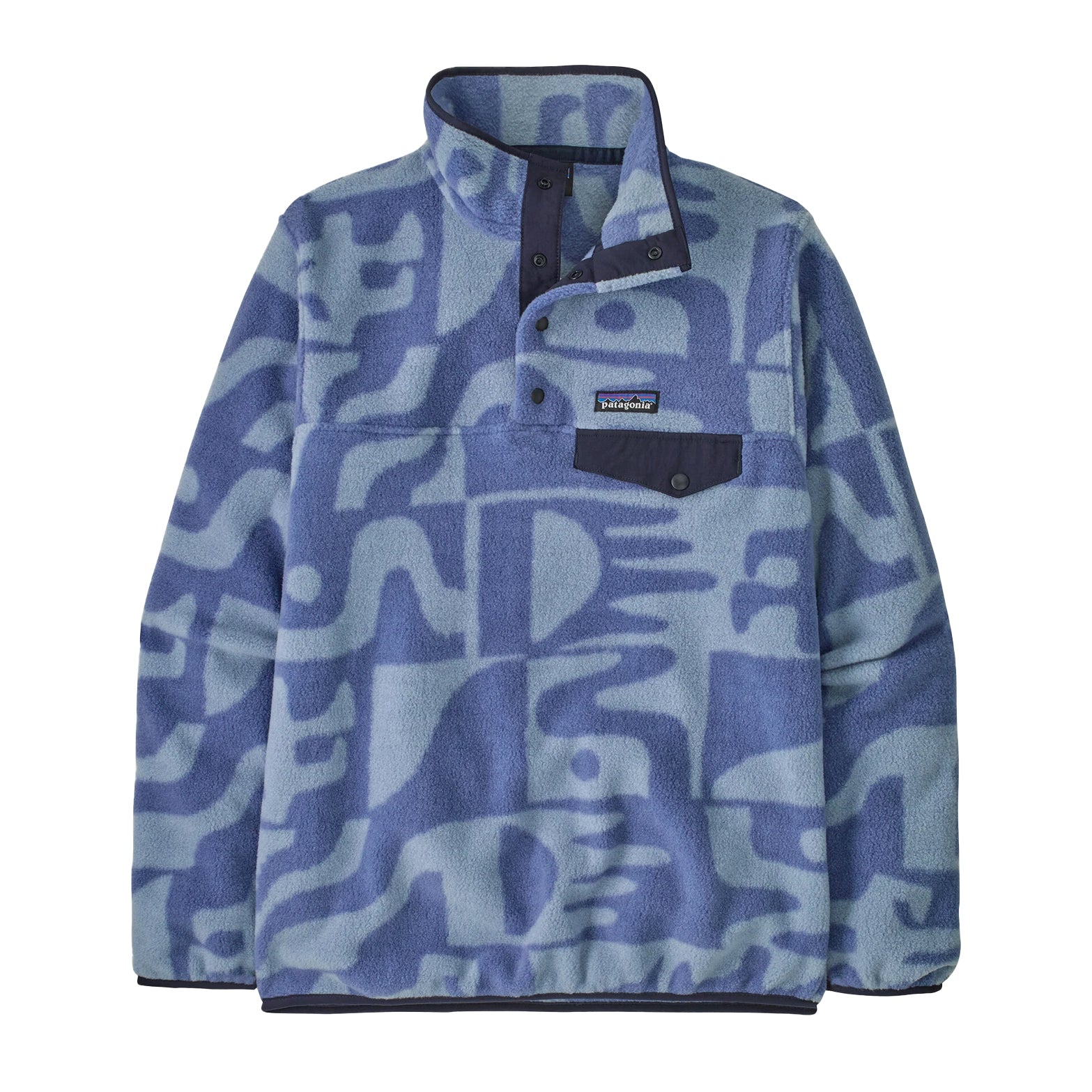 Women's Synchilla Snap-T Fleece Pullover Mother Tree / Barnacle Blue