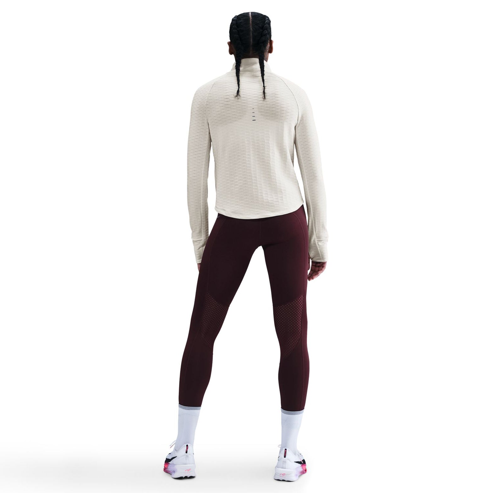 Women's Therma-FIT Turtle Neck Running Top Sail - Achilles Heel