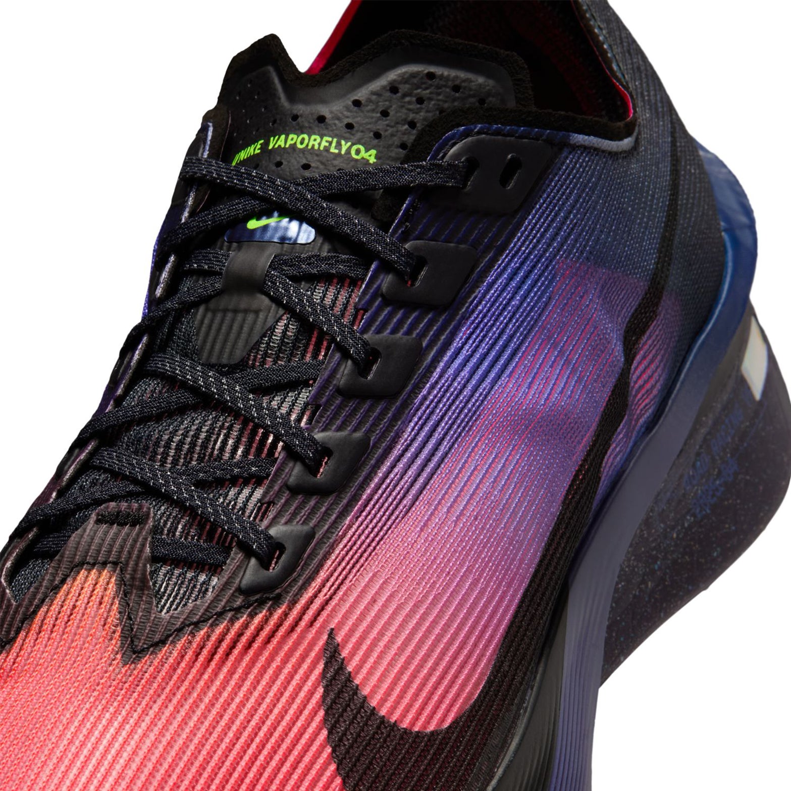 Women's Vaporfly 4 GLAM Running Shoes Dark Obsidian / Purple Dynasty / Black