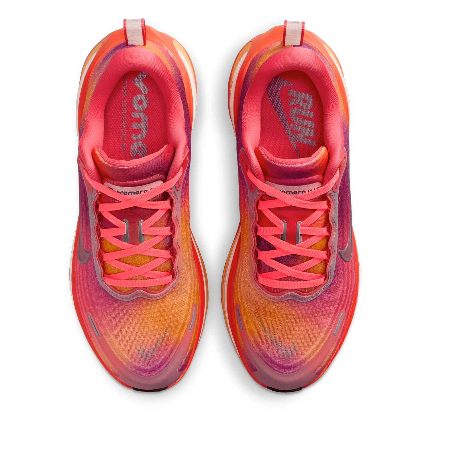 Women's Vomero Plus Running Shoes Ember Glow / Marrakesh / Washed Coral / Bordeaux - Achilles Heel