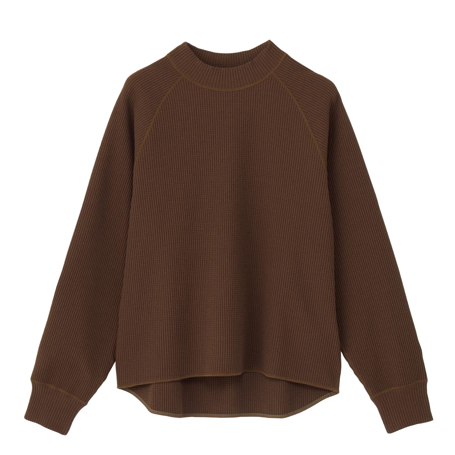 Women's WF Light Mock Neck Top Chicory Brown