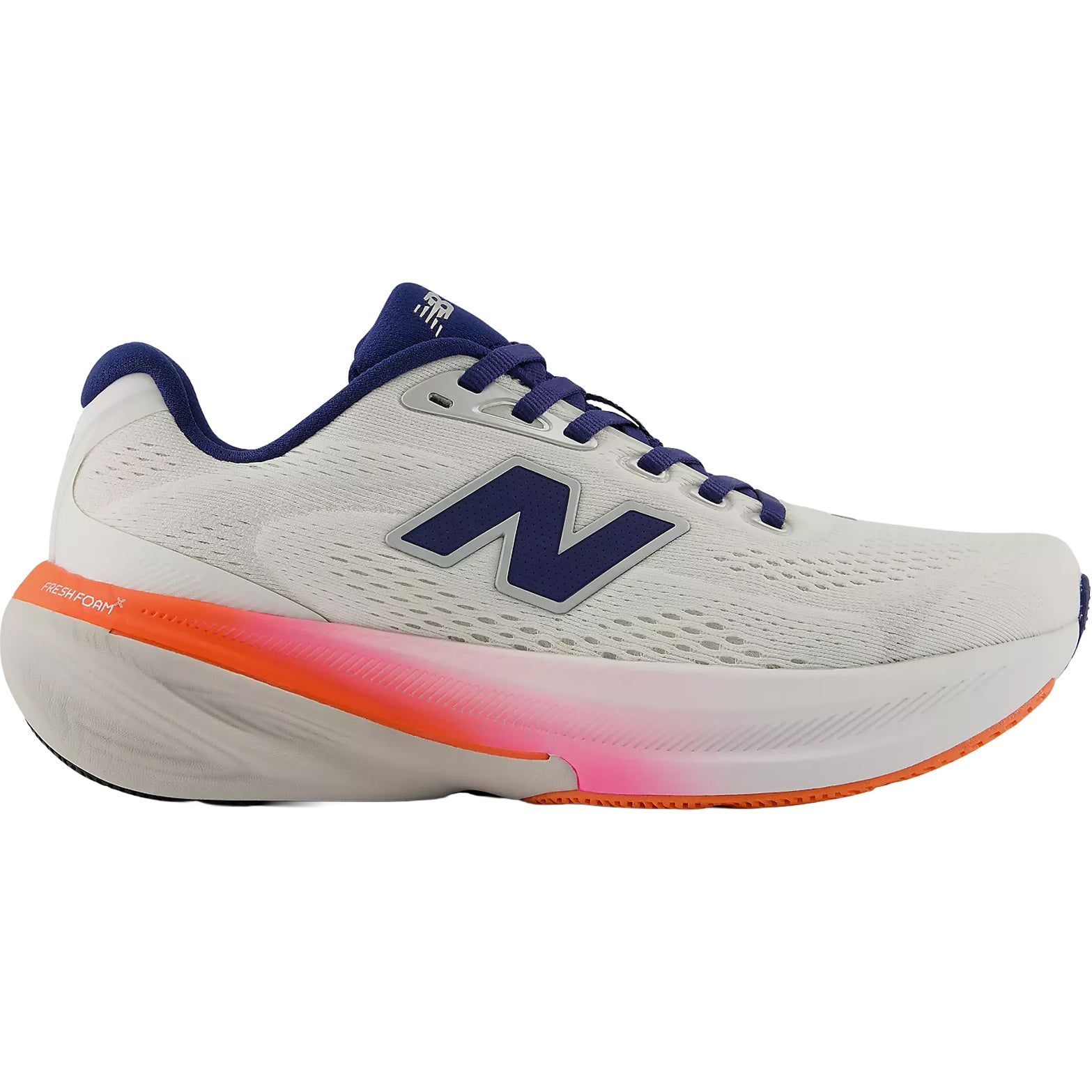 Women's New Balance 860v15 Running Shoes Sea Salt Blue Oyster outer side view showing Fresh Foam X midsole with Stability Plane technology and rocker profile for stability running