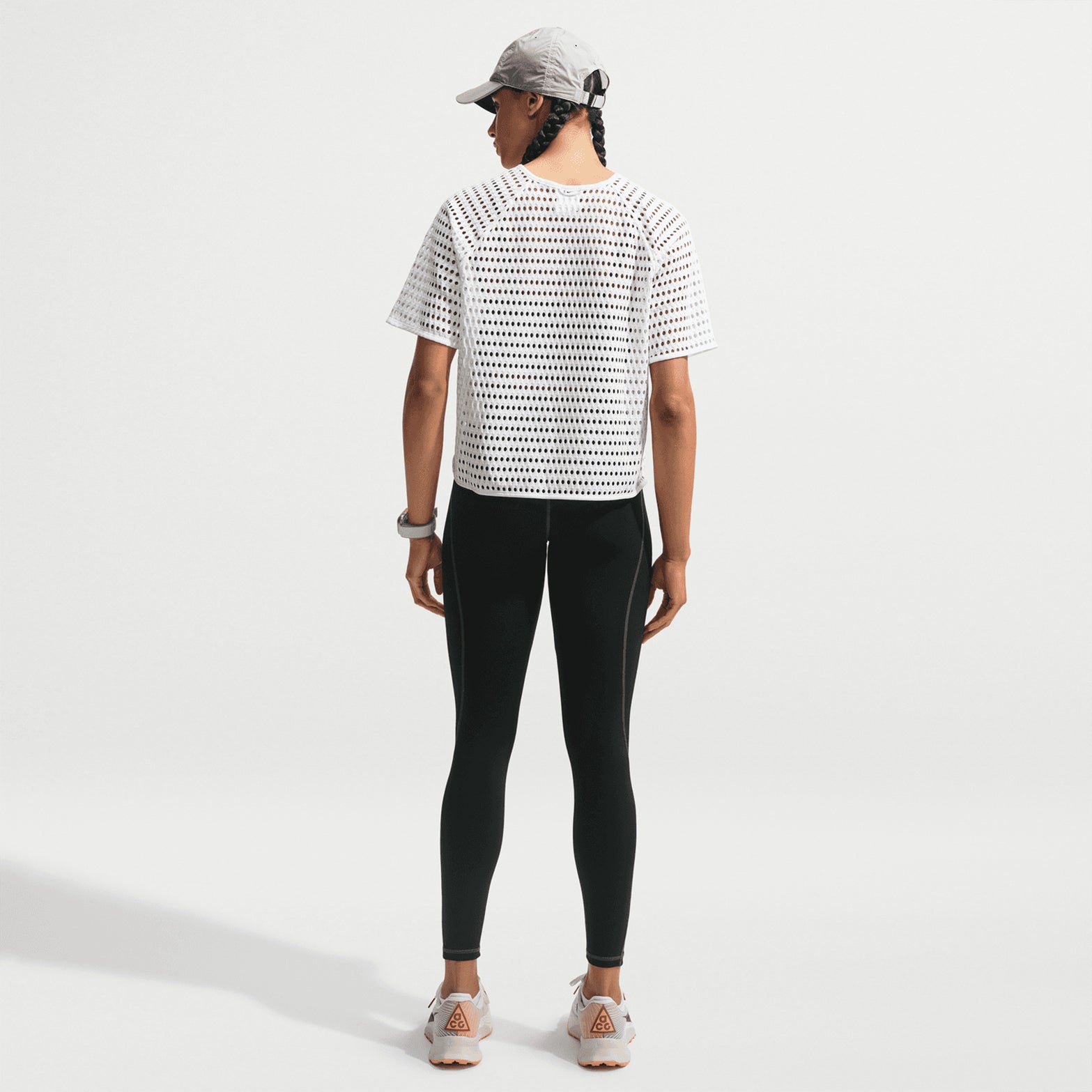Nike Women's ACG Radical AirFlow Tee White / Anthracite at
