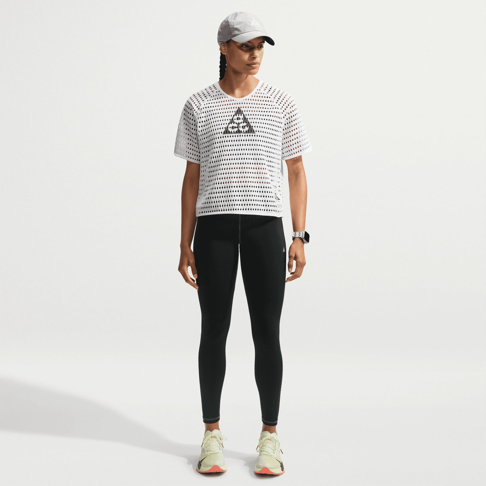 Nike Women's ACG Radical AirFlow Tee White / Anthracite at