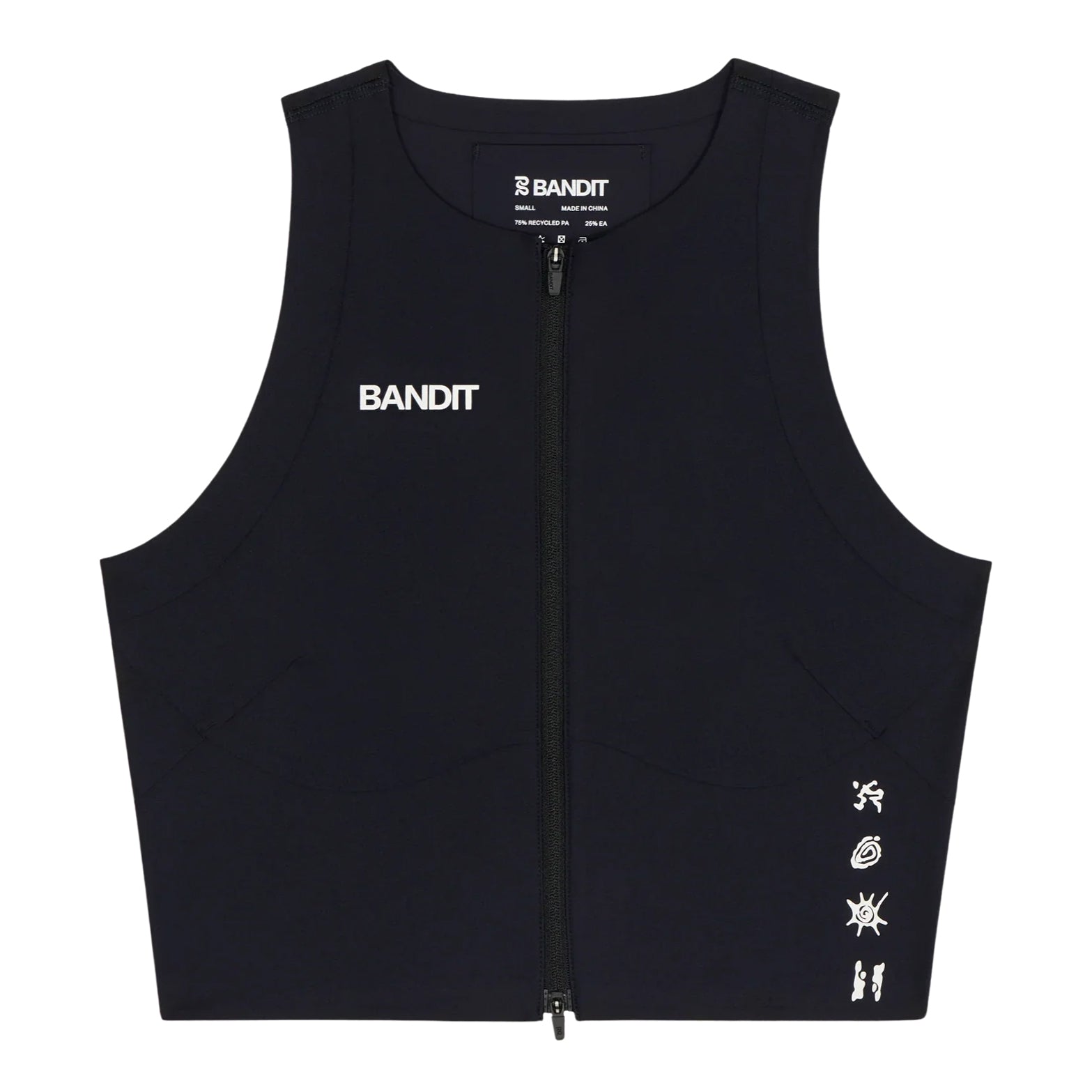 Women's Bandit Adapto Distance Race Top Black product shot
