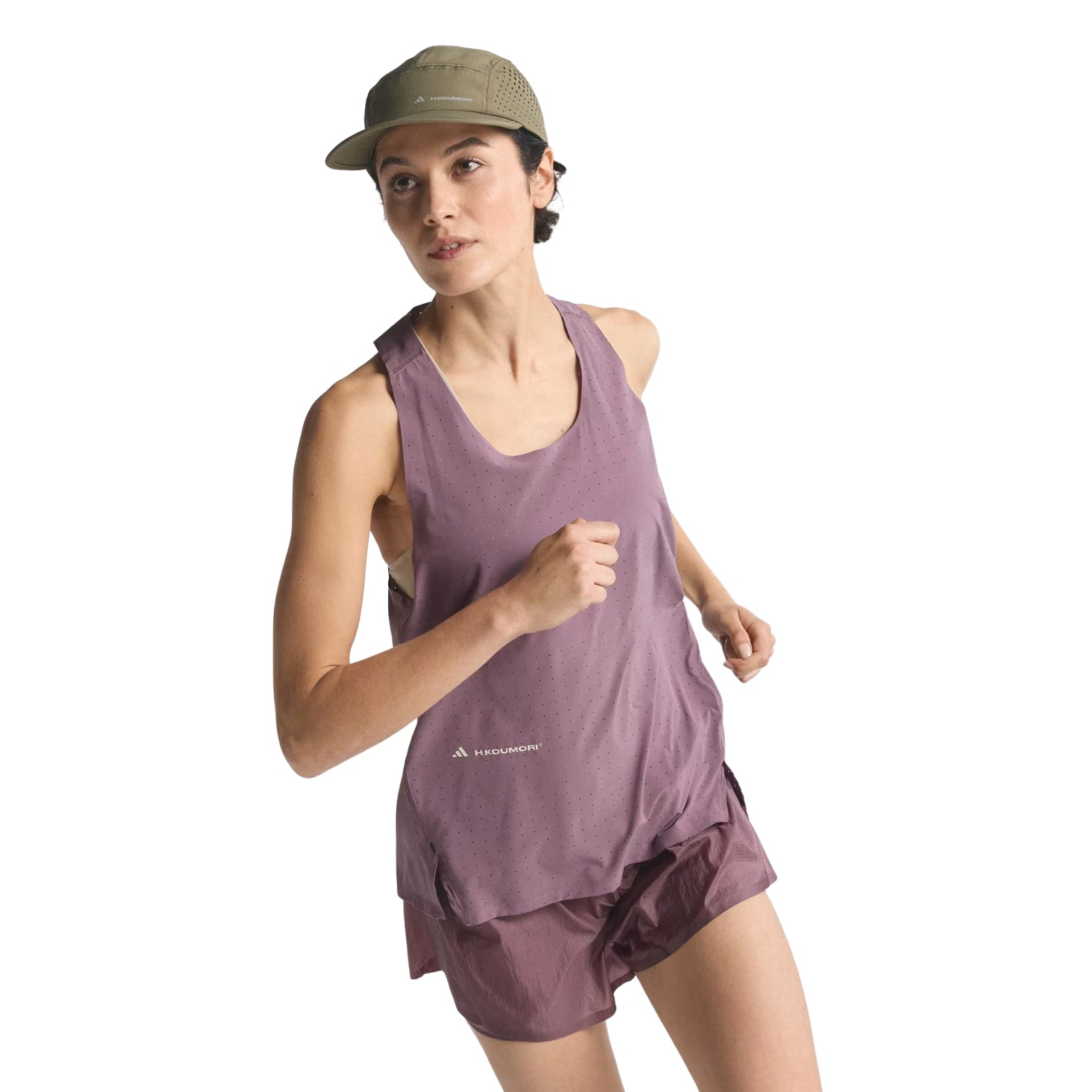 Women's Adi365 H.Koumori Running Tank Shadow Fig