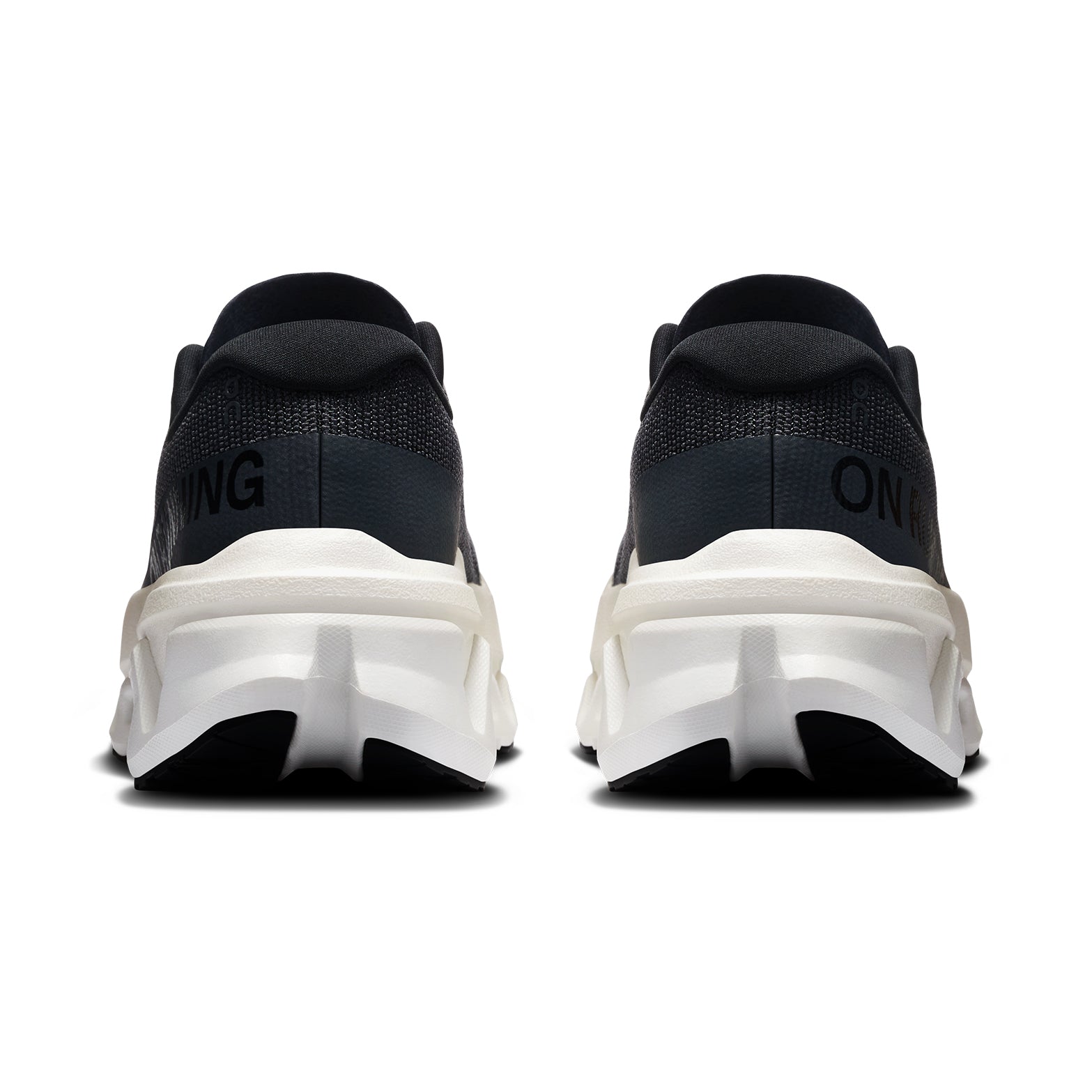 On Women's Cloudmonster 3 Hyper Black / Ivory at Achilles Heel