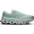 Women's On Cloudmonster 3 Running Shoes Brook Flurry outer side view showing triple-layer CloudTec cushioning with carbon-infused Speedboard for maximum cushioned daily running