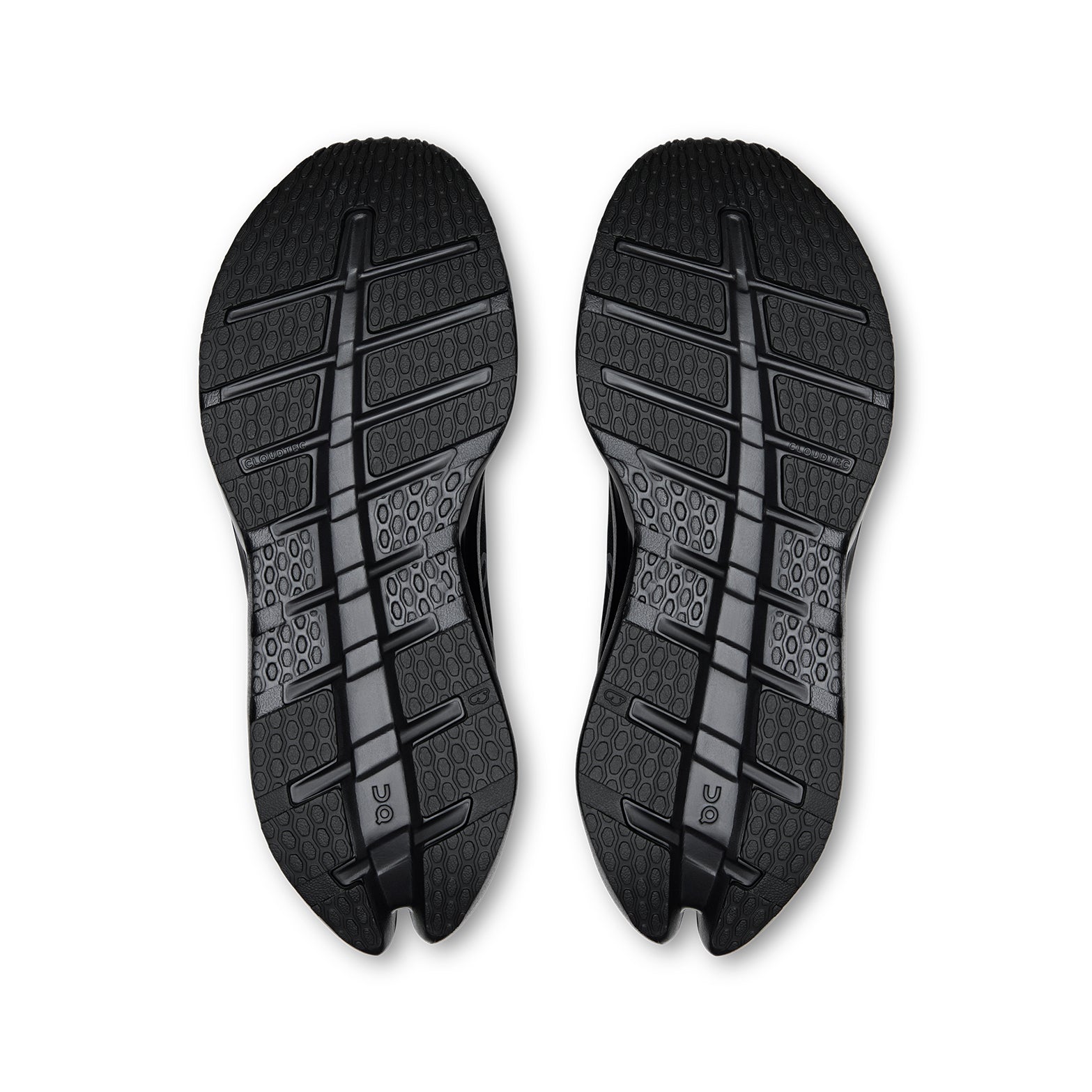 On Women's Cloudrunner 3 Wide Fit Running Shoes Black / Black at